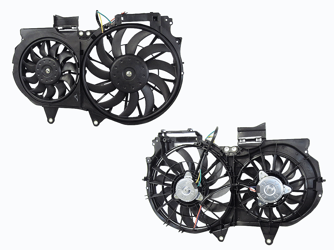Dual Radiator Fan For Audi A4 B6/B7