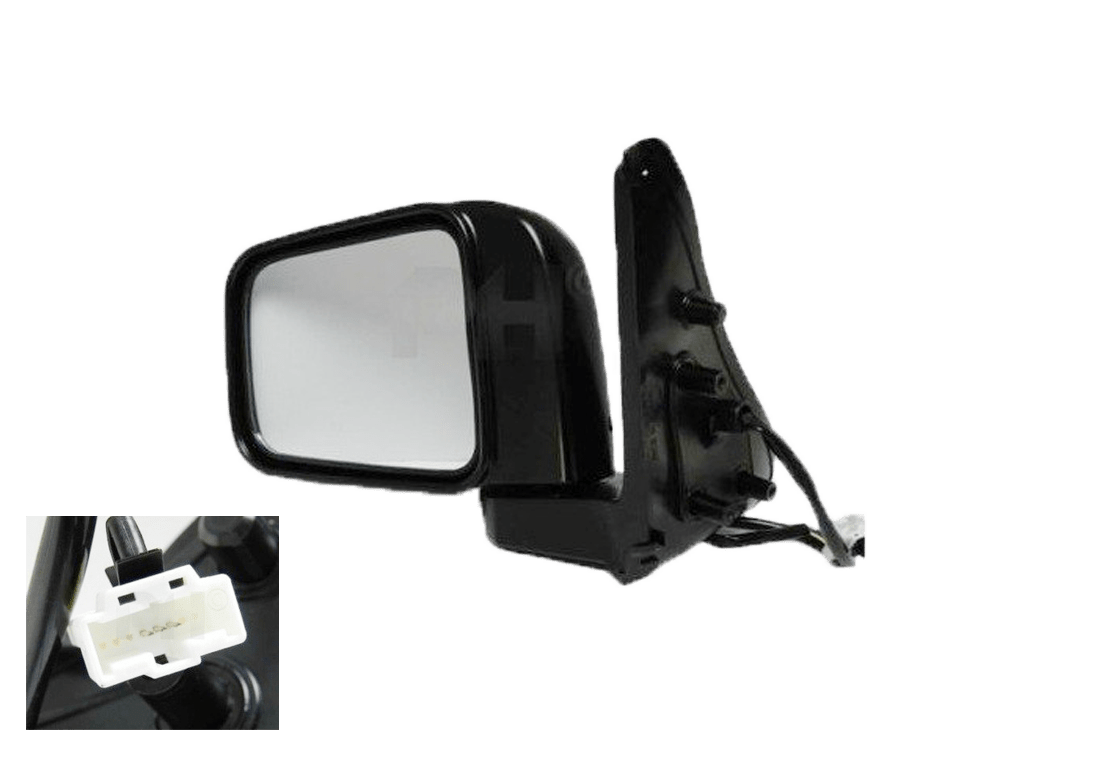 Side Door Mirror Black For Nissan Patrol GU